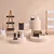 FIVE OGLEDALO NATUREO BAMBUS CRNA 22x16x6CM