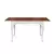 Hanah Home Trpezarijski sto na razvlačenje Albero29, 80x75-160 cm, Smeđe-beli