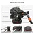 K&F VA3+BV10 Aluminum Alloy Professional Fluid Head Video Tripod – Black