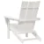 Sklopiva Adirondack stolica Bijelo 80,5 x 74,5 x 92 cm HDPE