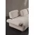 Atelier del Sofa Ugaona garnitura na razvlačenje Nice, 165x75x315 cm, Krem