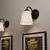 Zidna lampa PAFOS 1xE27/15W/230V crna
