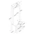 Hanah Home Ormar za hodnik M16 - 1572, 59,8x182,8x35,5 cm, Beli