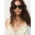 MANGO Top  svetlo modra / zelena / off-bela