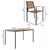 HANAH HOME et baštenskih stolova i stolica (5 komada) CPT7706 150