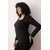 Trendyol Curve Ženska bluza Tbbaw26Af00022, Crna