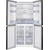 BEKO Side by Side frižider GNO46623XBR, 291/175l, NeoFrost, Sivi