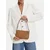 Guess Ročna torba Noelle II Mini HWZG96 72720 Rjava