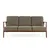 Kavč Houston 2117 (Castel 39) Zelena, 175x77x77cm, Blago, NogeNoge: Les