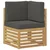 Set vanjskih sofa 8 pcs Bijela i Antracit 59 x 59 x 37 cm