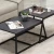 Hanah Home Klub sto Minimal 75x38x50cm Antracit
