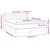 Vidaxl Box spring posteljni z vzmetnico črn 140x190 cm blago