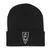 Beanie kapa EMPEROR - E LOGO - črna - PLASTIC HEAD - PHHAT291