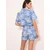 Lipsy Bluza Cornelli Bubble nebeško modra/bela