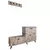 Hanah Home Cipelarnik Evva, 120x76x30 cm, Krem