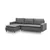 Atelier del Sofa Ugaona garnitura Lungo Tamnosiva