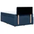 vidaXL vidaXL Box spring postelja z vzmetnico moder 120x200 cm blago, (21291949)