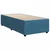 Vidaxl Box spring postelja z vzmetnico temno modra 100x200 cm žamet
