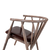 Hanah Home Stolica Albero49, 55x77x47 cm, Braon