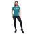 GymBeam Women‘s Strong Tomorrow T-shirt Blue
