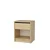 Hanah Home Noćni ormarić Sheridan 44,6x52,8x35,9cm Hrast