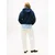 TOMMY HILFIGER Majica temno modra/bela
