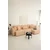 Atelier del Sofa Ugaona garnitura Kuba, 135x298x83 cm, Kajsija