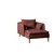 Atelier del Sofa Fotelja Flexy, 105 x 75 x 150 cm, Crvena