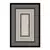 Conceptum Hypnose tepih HM-CRP25-36, pravougaoni, 140 x 220 cm, crno-bež