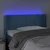 LED uzglavlje tamnoplavo 83x16x78/88 cm baršunasto