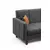 Atelier del Sofa Ugaona garnitura Polya 216x86x130cm Tamnosiva