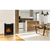 KLARSTEIN električni kamin Studio 5 (900/1800W), črn