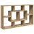 Zidna polica Artisan hrast 85x16x52,5 cm Konstruirano drvo