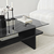 HANAH HOME Sto za dnevnu sobu Saga Rectangle Black Fume