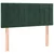 Vidaxl Box spring postelja z vzmetnico temno zelena 100x200 cm žamet