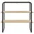 Konzolna stolica Hrast sonoma 80 x 41 x 75 cm Konstruirano drvo