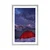 Plakat s paspartujem šotor nad nočnim nebom - 20x30 white