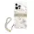 Maska Guess Marble Strap za iPhone 13 Pro siva.