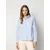 Scalpers Bluza Davis svetlo modra/bela