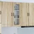 Vidaxl Stenski stekleni omarica LUCCA Sonoma hrast 40 x 31 x 100 cm