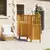 vidaXL Paravan 4-delni 162x2x115 cm trden akacijev les