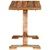 Vidaxl Jedilna miza 110x55x78 cm trden predelan les