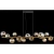 Globo 56135-13H - LED luster na sajli RIHA 13xG9/3,5W/230V mesing