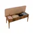 Conceptum Hypnose Trpezarijska klupa Vina Bank 110x85x40cm Orah