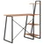Radni stol s policama crno-smeđi 102 x 50 x 117 cm