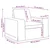 Set sofe 2 pcs Svijetlo siva 222 x 80 x 82 cm tkanina