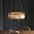 Endon 106811 - Luster na lancu 6xE14/6W/230V zlatni