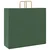 Papirnate vrećice 250 kom s ručkama zelene 54x15x49 cm