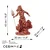 Aberto Design Dekorativna figura Yak-035, 30x43x20 cm