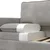 Sofa Svjetlosiva 156 x 81 x 87,5 cm Baršun